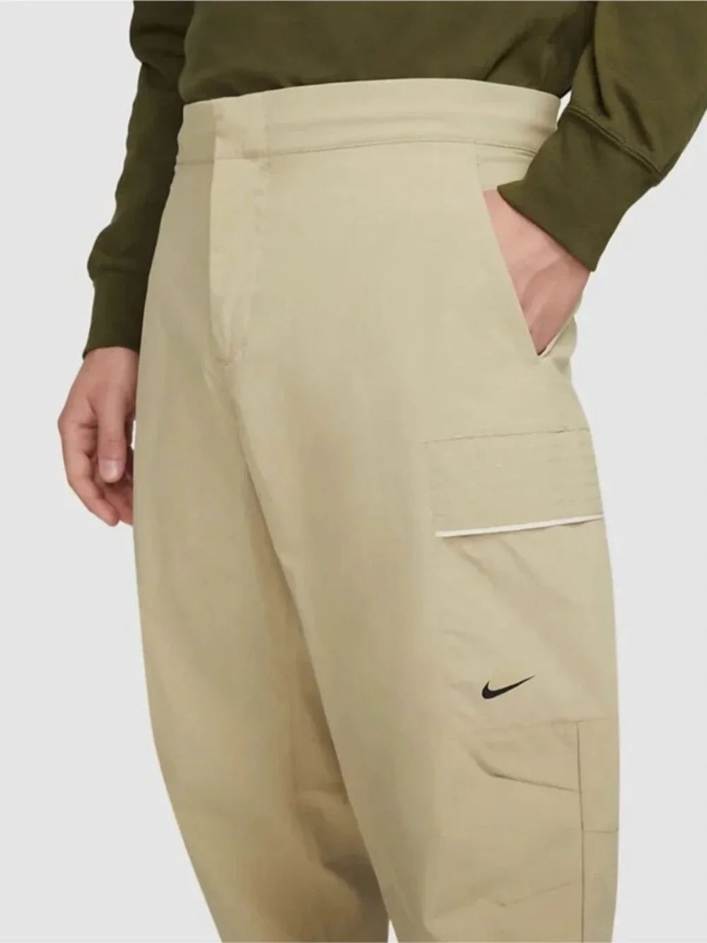 Nike Sportswear Style Essentials Utility Pants Men's 32 Tan Utility Cargo